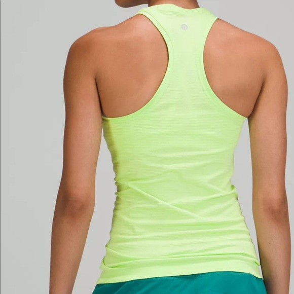 Green Lululemon Razorback tank SOLD OUT ON LINE - Picture 3 of 3